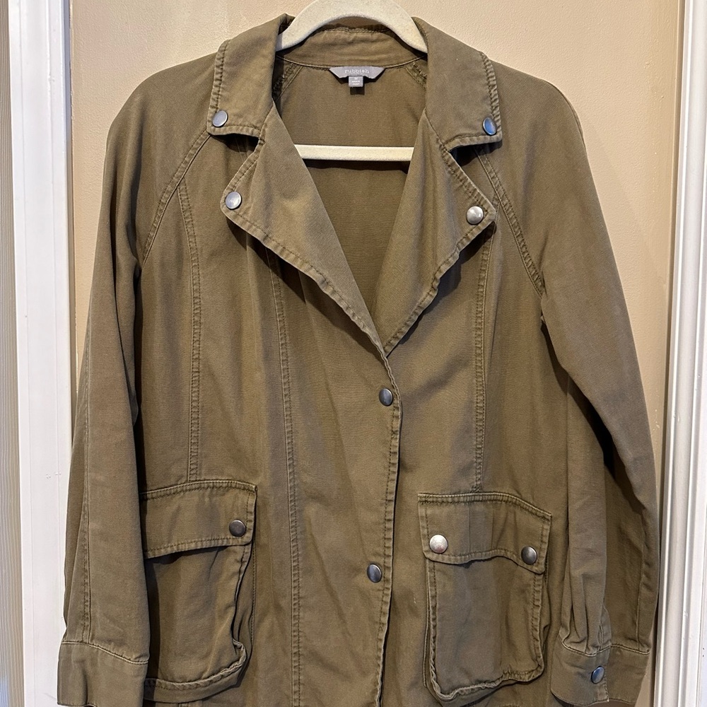 Rubbish Khaki Utility Jacket for Women